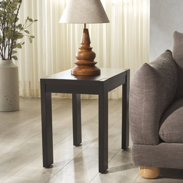 Safavieh Nikole Rectangle Wood Accent Table - Elegant Mahogany & Mindy Veneer Design For Modern Living Spaces Black 100% Wood Sfv1319a