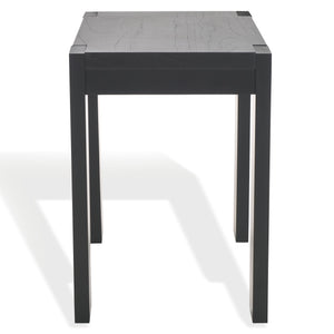 Safavieh Nikole Rectangle Wood Accent Table - Elegant Mahogany & Mindy Veneer Design For Modern Living Spaces Black 100% Wood Sfv1319a