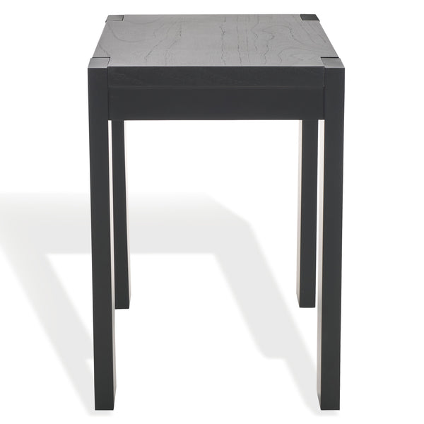 Safavieh Nikole Rectangle Wood Accent Table - Elegant Mahogany & Mindy Veneer Design For Modern Living Spaces Black 100% Wood Sfv1319a