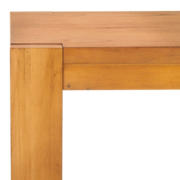 Safavieh Nikole Rectangle Wood Accent Table - Elegant Mahogany & Mindy Veneer Design For Modern Living Spaces Natural 100% Wood Sfv1319b