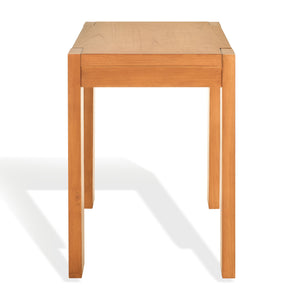 Safavieh Nikole Rectangle Wood Accent Table - Elegant Mahogany & Mindy Veneer Design For Modern Living Spaces Natural 100% Wood Sfv1319b