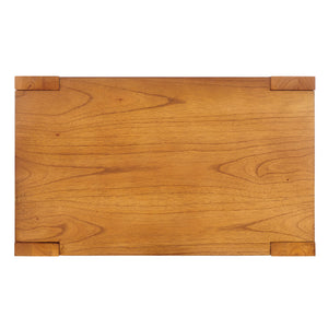 Safavieh Nikole Rectangle Wood Accent Table - Elegant Mahogany & Mindy Veneer Design For Modern Living Spaces Natural 100% Wood Sfv1319b