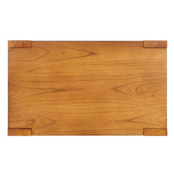 Safavieh Nikole Rectangle Wood Accent Table - Elegant Mahogany & Mindy Veneer Design For Modern Living Spaces Natural 100% Wood Sfv1319b