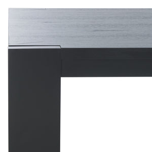 Safavieh Nikole Rectangle Wood Coffee Table - Elegant Mahogany Design For Modern & Rustic Living Spaces Black 100% Wood Sfv1320a