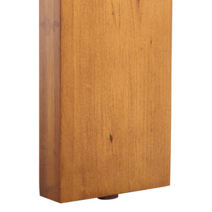 Safavieh Nikole Rectangle Wood Coffee Table - Elegant Mahogany Design For Modern & Rustic Living Spaces Natural 100% Wood Sfv1320b