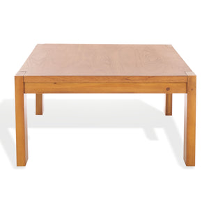 Safavieh Nikole Rectangle Wood Coffee Table - Elegant Mahogany Design For Modern & Rustic Living Spaces Natural 100% Wood Sfv1320b