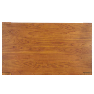 Safavieh Nikole Rectangle Wood Coffee Table - Elegant Mahogany Design For Modern & Rustic Living Spaces Natural 100% Wood Sfv1320b