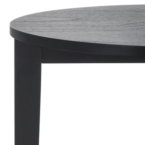 Safavieh Leonardi Oval Wood Accent Table - Sophisticated Mahogany Design For Modern Home Decor And Style Black 100% Wood Sfv1321a