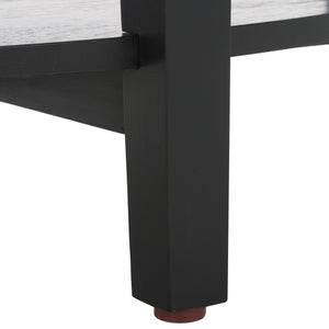 Safavieh Leonardi Oval Wood Accent Table - Sophisticated Mahogany Design For Modern Home Decor And Style Black 100% Wood Sfv1321a
