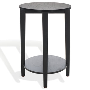 Safavieh Leonardi Oval Wood Accent Table - Sophisticated Mahogany Design For Modern Home Decor And Style Black 100% Wood Sfv1321a
