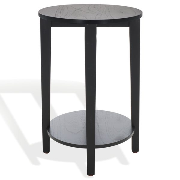 Safavieh Leonardi Oval Wood Accent Table - Sophisticated Mahogany Design For Modern Home Decor And Style Black 100% Wood Sfv1321a