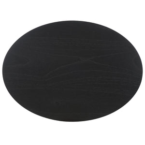 Safavieh Leonardi Oval Wood Accent Table - Sophisticated Mahogany Design For Modern Home Decor And Style Black 100% Wood Sfv1321a