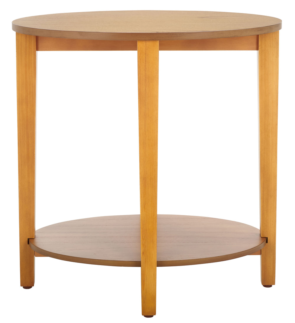 Safavieh Leonardi Oval Wood Accent Table - Sophisticated Mahogany Design For Modern Home Decor And Style Natural 100% Wood Sfv1321b