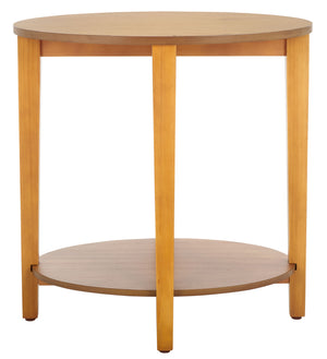 Safavieh Leonardi Oval Wood Accent Table - Sophisticated Mahogany Design For Modern Home Decor And Style Natural 100% Wood Sfv1321b