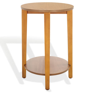 Safavieh Leonardi Oval Wood Accent Table - Sophisticated Mahogany Design For Modern Home Decor And Style Natural 100% Wood Sfv1321b