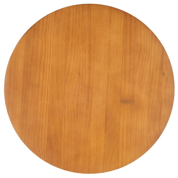 Safavieh JAYMEE Round Wood Accent Table - Timeless Mahogany Design for Living Room, Bedroom, and Home Office Natural SFV1324B