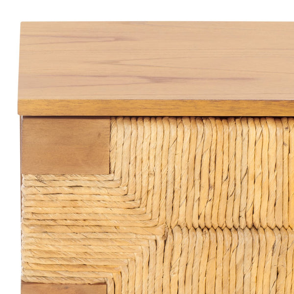 Safavieh Roseanne Banana Stem Nightstand With Drawer – Exquisite Craftsmanship For Stylish Bedroom Decor Natural 100% Wood Sfv1325b