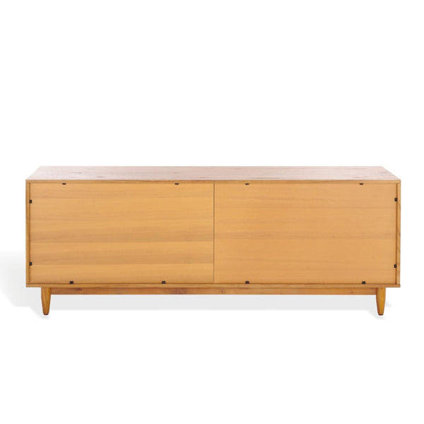 Safavieh ROSEANNE Banana Stem Sideboard and TV Stand - Artisanal Design with Elegant Storage for Modern Living Natural SFV1326B