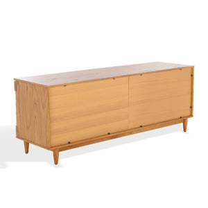 Safavieh ROSEANNE Banana Stem Sideboard and TV Stand - Artisanal Design with Elegant Storage for Modern Living Natural SFV1326B