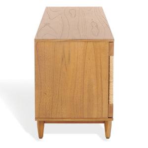 Safavieh ROSEANNE Banana Stem Sideboard and TV Stand - Artisanal Design with Elegant Storage for Modern Living Natural SFV1326B
