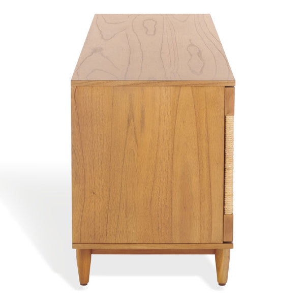 Safavieh ROSEANNE Banana Stem Sideboard and TV Stand - Artisanal Design with Elegant Storage for Modern Living Natural SFV1326B