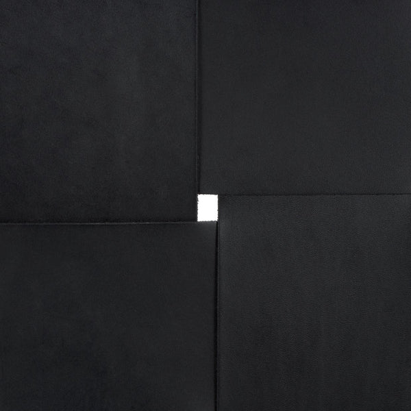 Safavieh Devnie Woven Leather Bench - Elegant Minimalist Seating With Handcrafted Top Grain Leather Design Black Wood ,Leather Sfv1600a