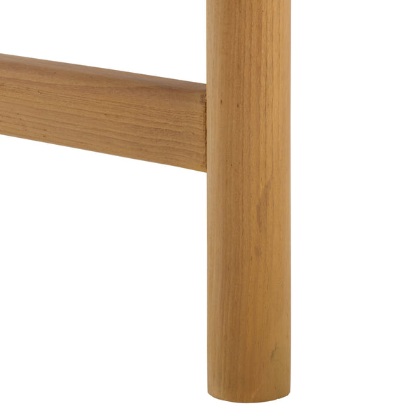 Safavieh Devnie Woven Leather Bench - Elegant Minimalist Seating With Handcrafted Top Grain Leather Design Brown ,Natural Wood ,Leather Sfv1600b