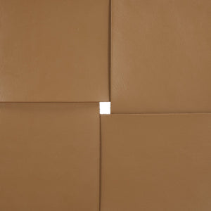 Safavieh Devnie Woven Leather Bench - Elegant Minimalist Seating With Handcrafted Top Grain Leather Design Brown ,Natural Wood ,Leather Sfv1600b