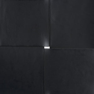 Safavieh Devnie Woven Leather Ottoman - Sophisticated Design With Solid Sungkay Wood For Stylish Living Spaces Black Wood ,Leather Sfv1601a