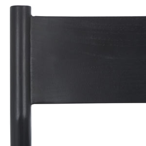 Safavieh Devnie Woven Leather Counter Stool - Elegant Solid Sungkay Wood Design For Chic Modern Interiors Black Wood ,Leather Sfv1603a