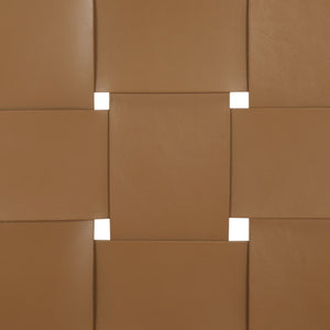 Safavieh Devnie Woven Leather Counter Stool - Elegant Solid Sungkay Wood Design For Chic Modern Interiors Brown ,Natural Wood ,Leather Sfv1603b