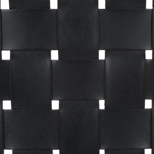 Safavieh Jeremiah Woven Leather Counter Stool – Luxurious Craftsmanship With Timeless Elegance For Any Space Black Wood ,Leather Sfv1606a