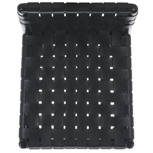 Safavieh Jeremiah Woven Leather Counter Stool – Luxurious Craftsmanship With Timeless Elegance For Any Space Black Wood ,Leather Sfv1606a