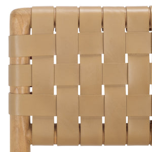 Safavieh Jeremiah Woven Leather Counter Stool – Luxurious Craftsmanship With Timeless Elegance For Any Space Tan ,Natural Wood ,Leather Sfv1606c