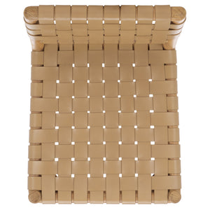 Safavieh Jeremiah Woven Leather Counter Stool – Luxurious Craftsmanship With Timeless Elegance For Any Space Tan ,Natural Wood ,Leather Sfv1606c