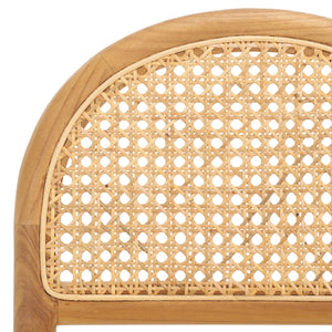 Safavieh Laylie Rattan And Leather Counter Stool - Elegant Sungkay Wood Design For Chic Kitchen Spaces Brown ,Natural Wood ,Leather ,Rattan Sfv1608b