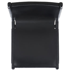 Safavieh Cassaphina Leather Dining Chair – Elevate Your Dining Experience With Exquisite Comfort & Style Black Wood ,Leather Sfv1610a-set2