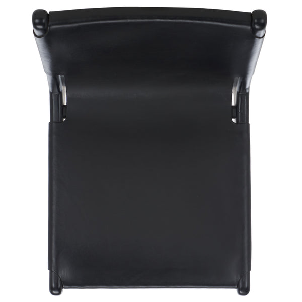 Safavieh Cassaphina Leather Dining Chair – Elevate Your Dining Experience With Exquisite Comfort & Style Black Wood ,Leather Sfv1610a-set2