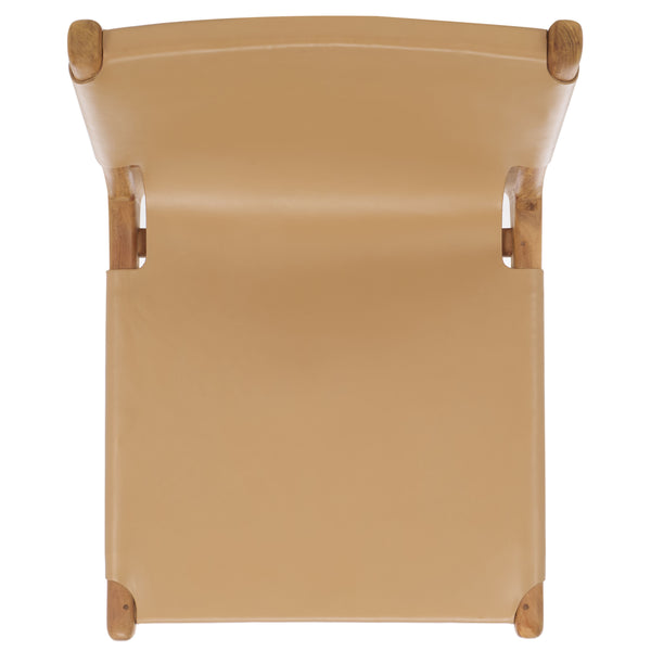 Safavieh Cassaphina Leather Dining Chair – Elevate Your Dining Experience With Exquisite Comfort & Style Tan ,Natural Wood ,Leather Sfv1610c-set2