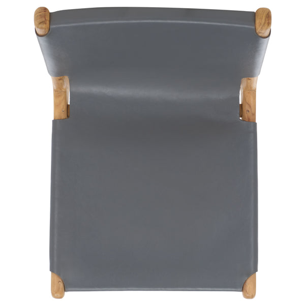 Safavieh Cassaphina Leather Dining Chair – Elevate Your Dining Experience With Exquisite Comfort & Style Grey ,Natural Wood ,Leather Sfv1610d-set2