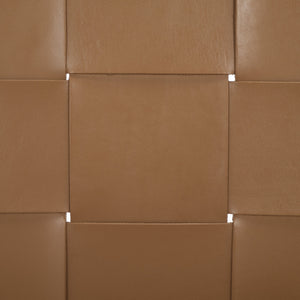 Safavieh Cassaphina Woven Leather Dining Chair – Elevate Your Space With Stylish Comfort And Timeless Elegance Brown ,Natural Wood ,Leather Sfv1611b-set2