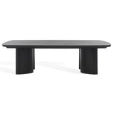 Safavieh Barnard Rectangle Wood Coffee Table Black SFV1702A