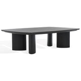 Safavieh Barnard Rectangle Wood Coffee Table Black SFV1702A