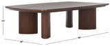 Safavieh Barnard Rectangle Wood Coffee Table Walnut SFV1702B