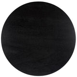 Safavieh Barnard Round Wood Coffee Table Black SFV1703A