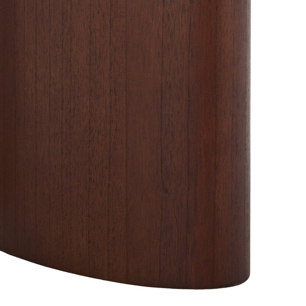 Safavieh BARNARD Round Wood Coffee Table – Elegant Centerpiece for Modern Living Rooms, Durable & Stylish Walnut SFV1703B