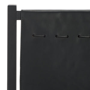 Safavieh Catriella Leather Dining Chair - Elegant Black Design With Mindi Wood & Brass Accents For Luxury Dining Black ,Black Wood ,Leather ,Brass Sfv1900a-set2