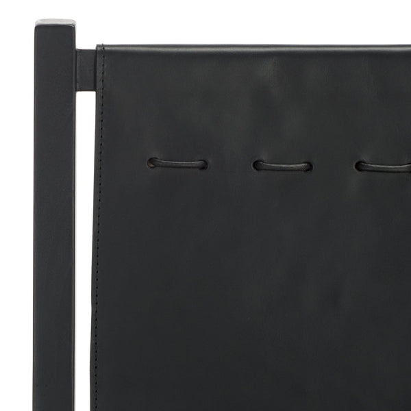 Safavieh Catriella Leather Dining Chair - Elegant Black Design With Mindi Wood & Brass Accents For Luxury Dining Black ,Black Wood ,Leather ,Brass Sfv1900a-set2