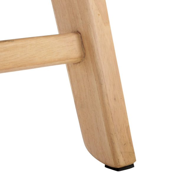 Safavieh Alanarose Leather Accent Chair - Luxurious Teak Wood Frame, Elegant Design For Modern Living Spaces Tan ,Natural Wood ,Leather Sfv1903d