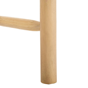 Safavieh Valdina Woven Leather Accent Chair - Luxurious Comfort With Intricate Design For Stylish Decor Tan ,Natural Wood ,Leather Sfv1904d